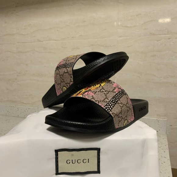 Shoes Gucci Supreme Bengal Tiger Slides Poshmark